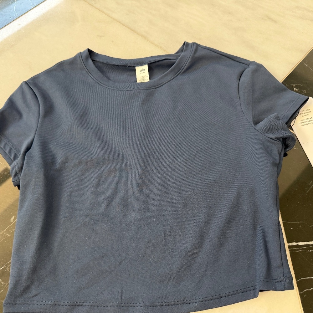 ALOSoft Crop Finesse Short Sleeve